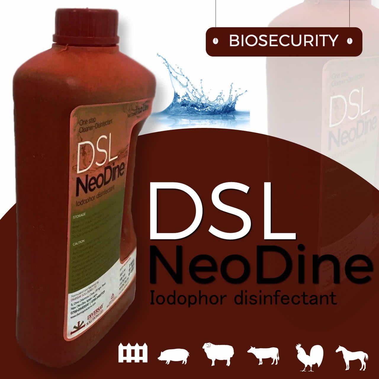 NeoDine Iodophor Disinfectant (1 Litre)