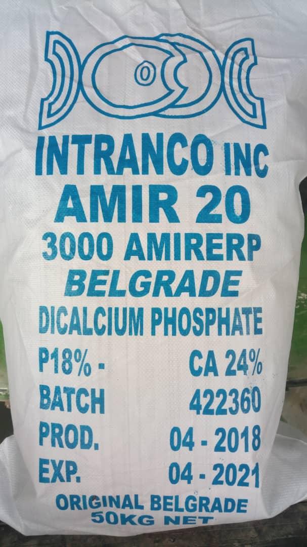 DiCalcium Phosphate DCP - Feed Grade (50kg)