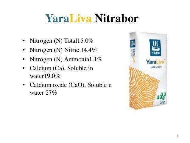 Calcium Nitrate Fertilizer + Boron (YaraLiva™ Nitrabor | 25kg Bag)