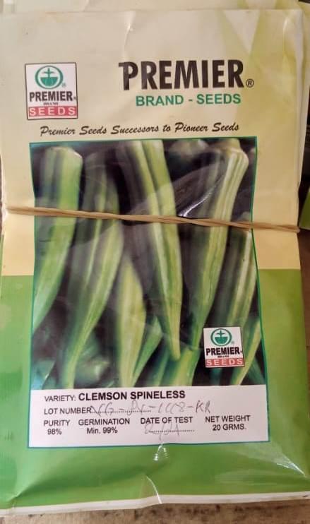 Clemson Spineless (Premier Seeds Brand | 20g | 100g)