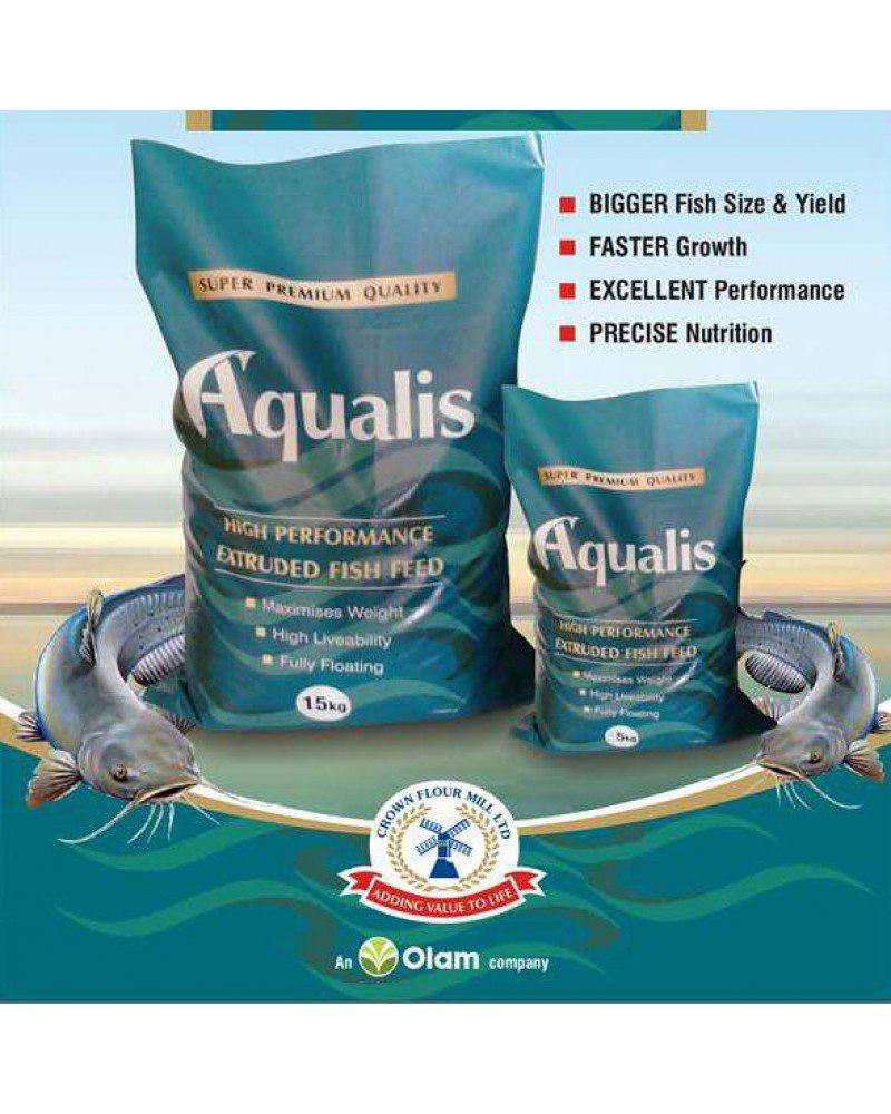 Aqualis Extruded Catfish Feed (2mm | 3mm | 4mm | 6mm | 9mm | 15kg)