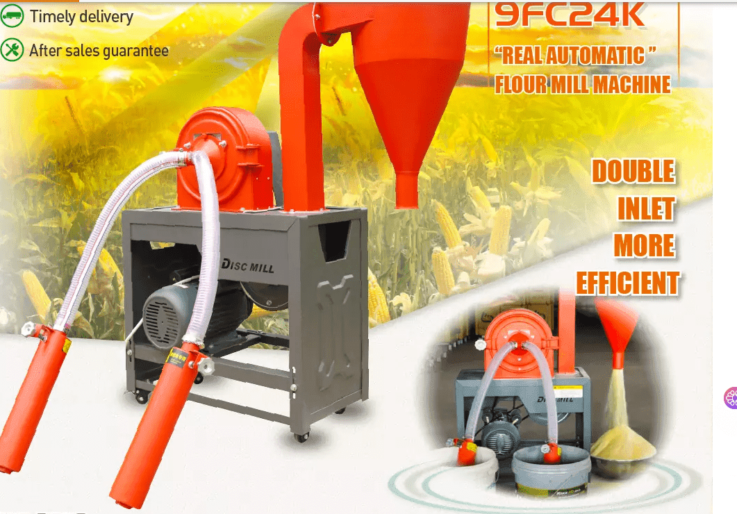 Mini Flour Mill Machine - 700kg/hr | Hammer Mill