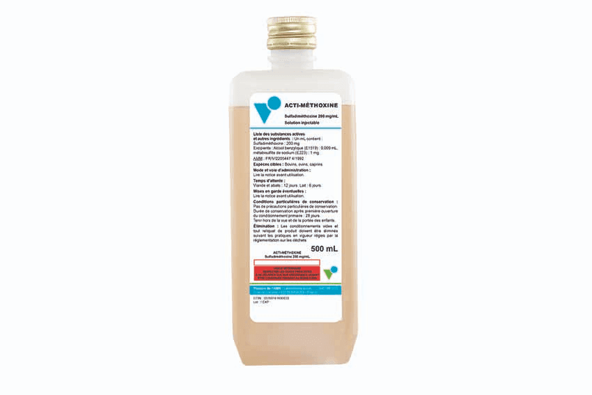 Methoxine 1 Litre - Veterinary Solution for Respiratory and Digestive Infections (Goats, CattleSheep,