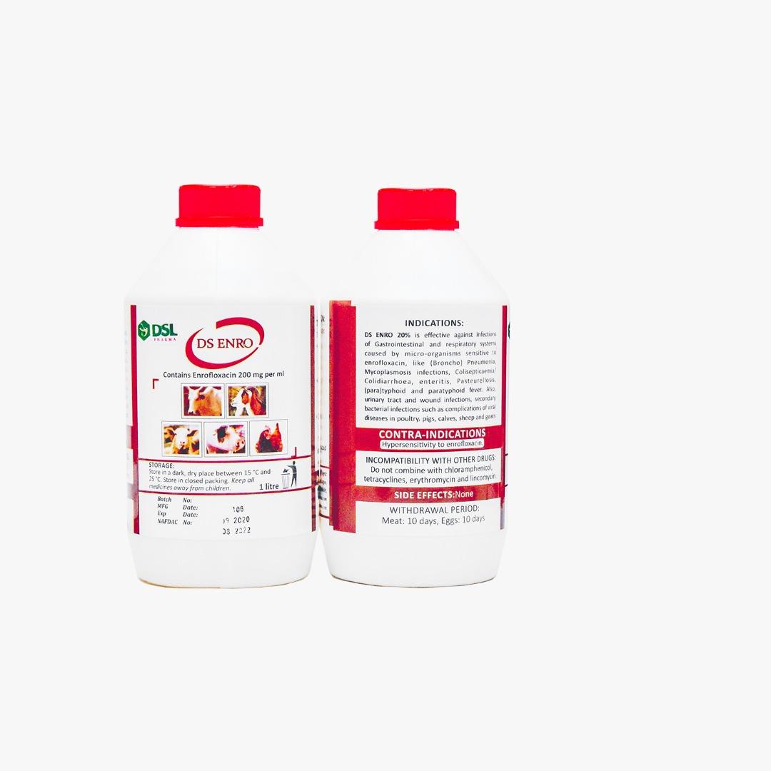 DiverEnro 20 – Premium Enrofloxacin Oral Solution for Effective Bacterial Infection Control