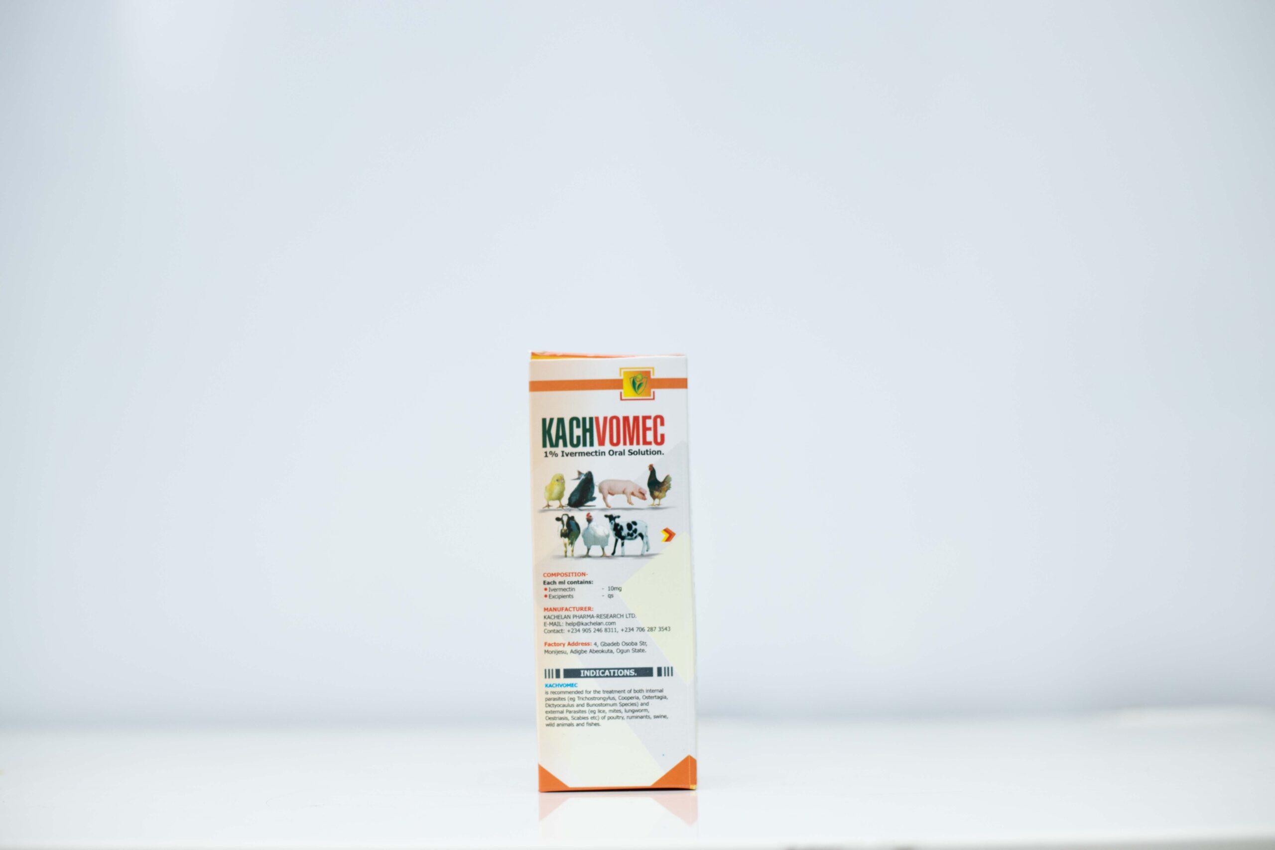 Kachvomec – A Powerful Broad-Spectrum Parasiticide for Poultry, Livestock, and Aquaculture | 1L (12 Units Per Carton)