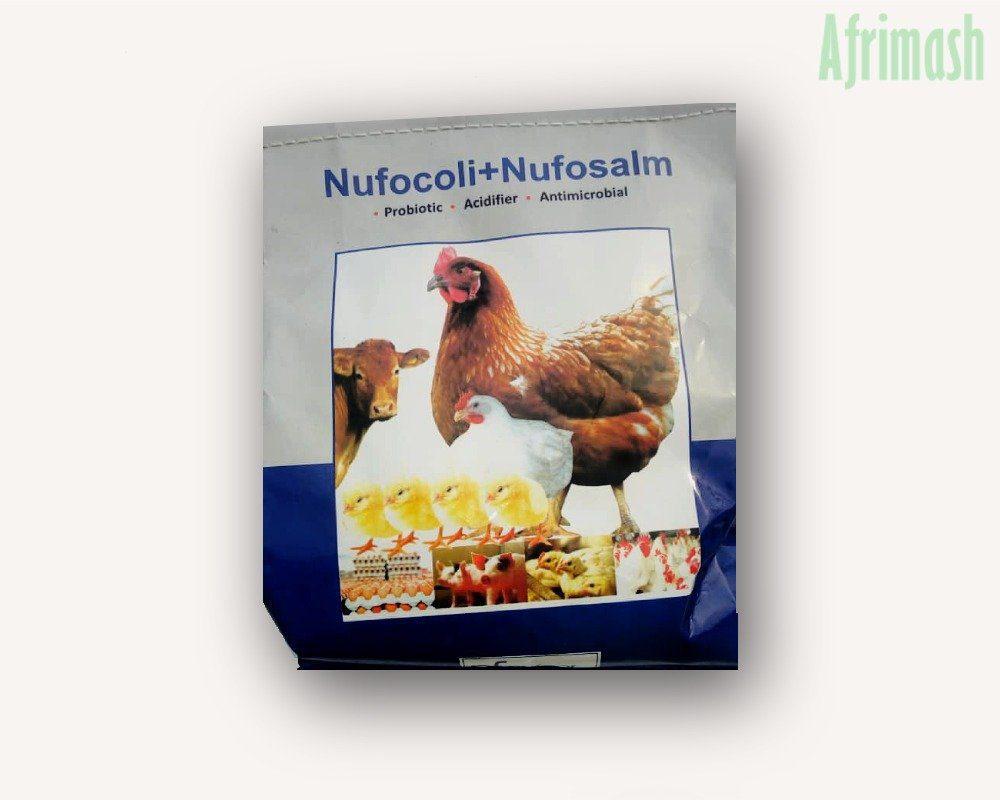 NUFOCOLI + NUFOSALM (Probiotic, Acidifier, Antimicrobial Feed Additive)