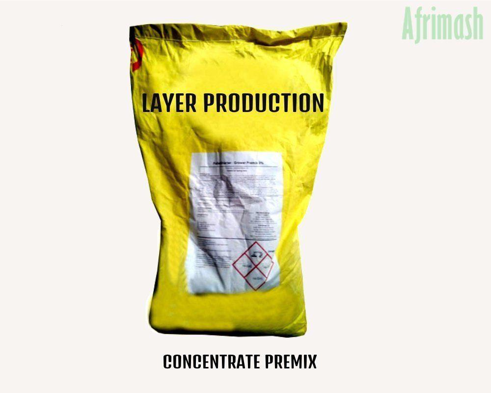 Layer Production Concentrate (with Colourant | Agricare Brand) - 25Kg Bag
