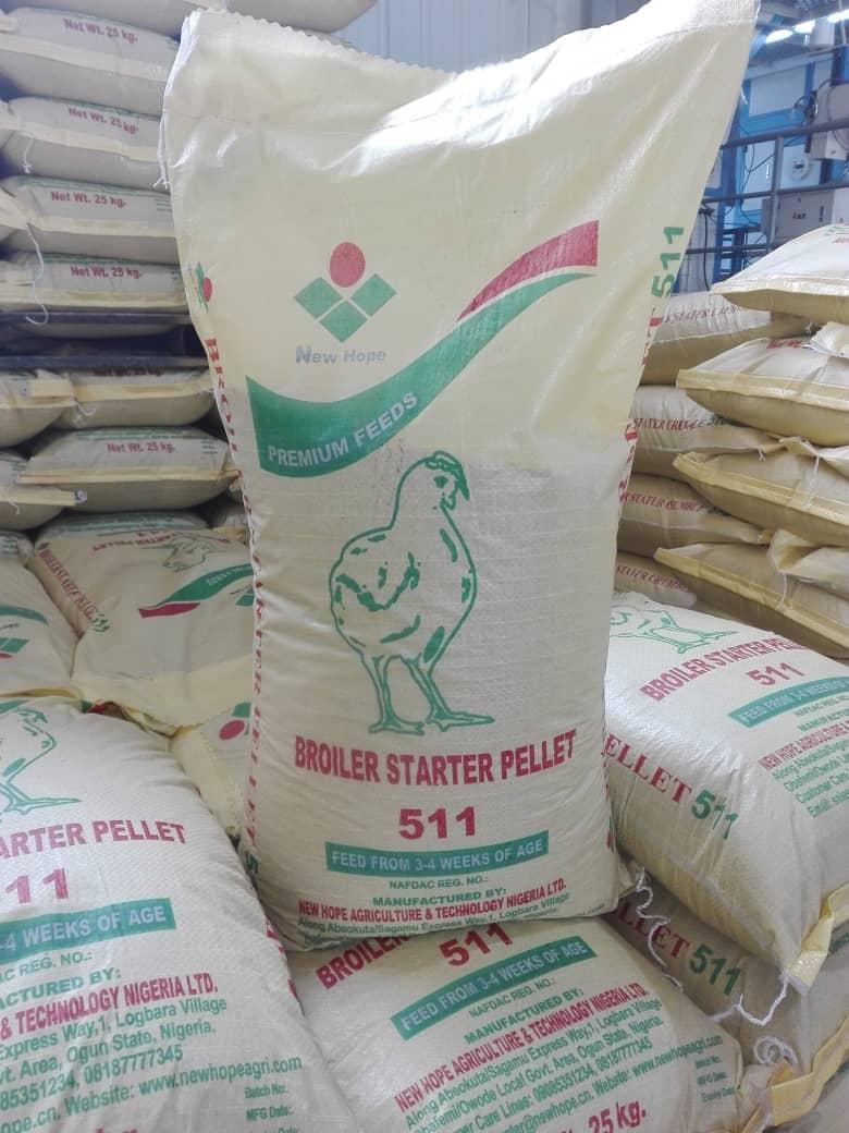 New Hope Broiler Starter Feed (Pelleted Feed | Professional Line - 511 | Commercial Line - 511T) - 25kg