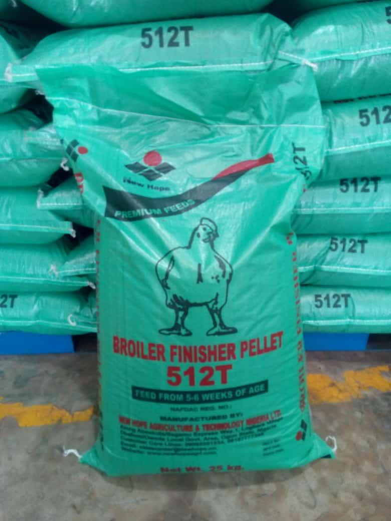 New Hope Broiler Finisher Feed (Pelleted Feed | Professional Line - 512 | Commercial Line - 512T) - 25kg