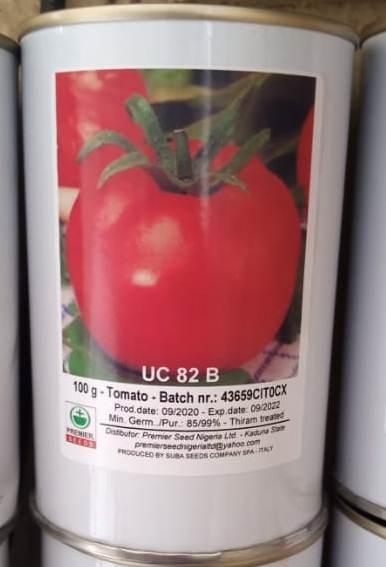 Tomato UC82B Seeds (Premier Seeds Brand | Sachet | Tin)