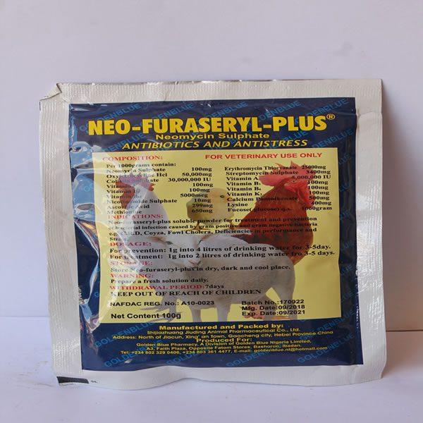 Neo-Furaseryl-Plus WSP (Antibiotics and Antistress | 100g)