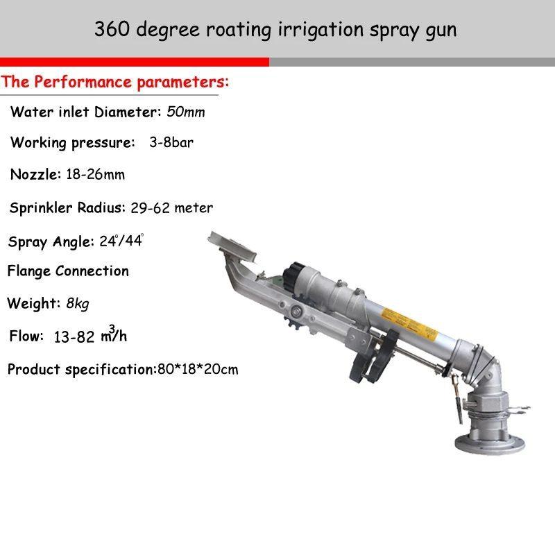 Rotating Irrigation Spray Gun | 360-degree