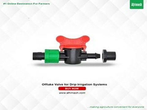 Offtake Valve for Drip Irrigation Systems (PVC Material | 50 Pieces/ Pack)